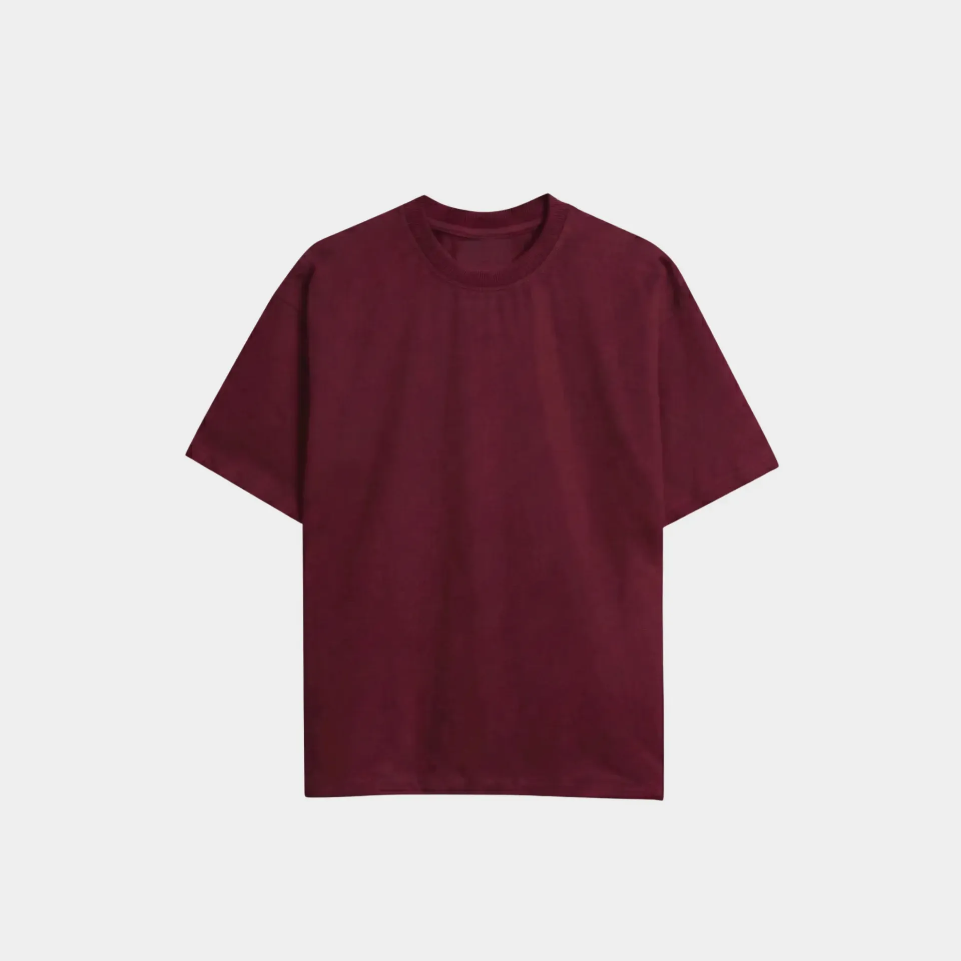 Oversized T-shirt -  Maroon (S)